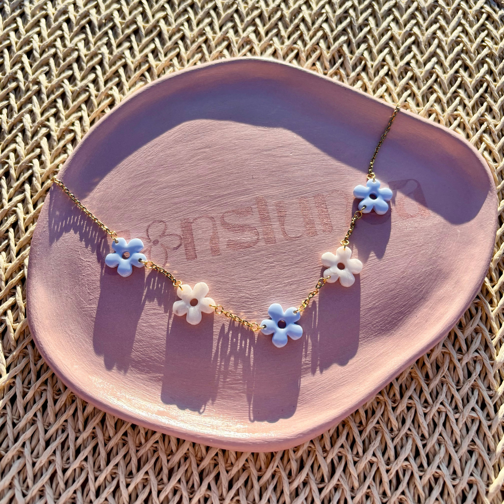 Collier Rosalie Bleu et Nacré
