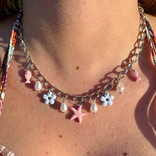 Collier Aquarelle Marine