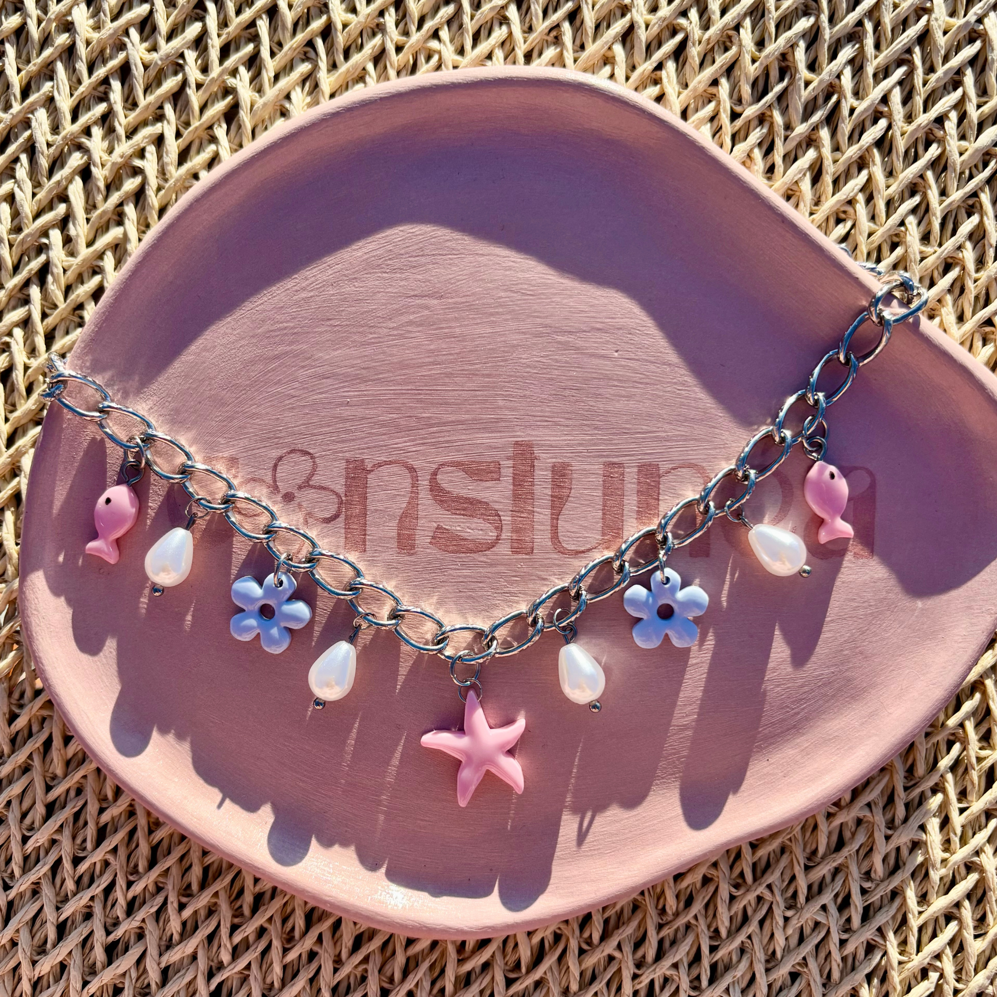 Collier Aquarelle Marine