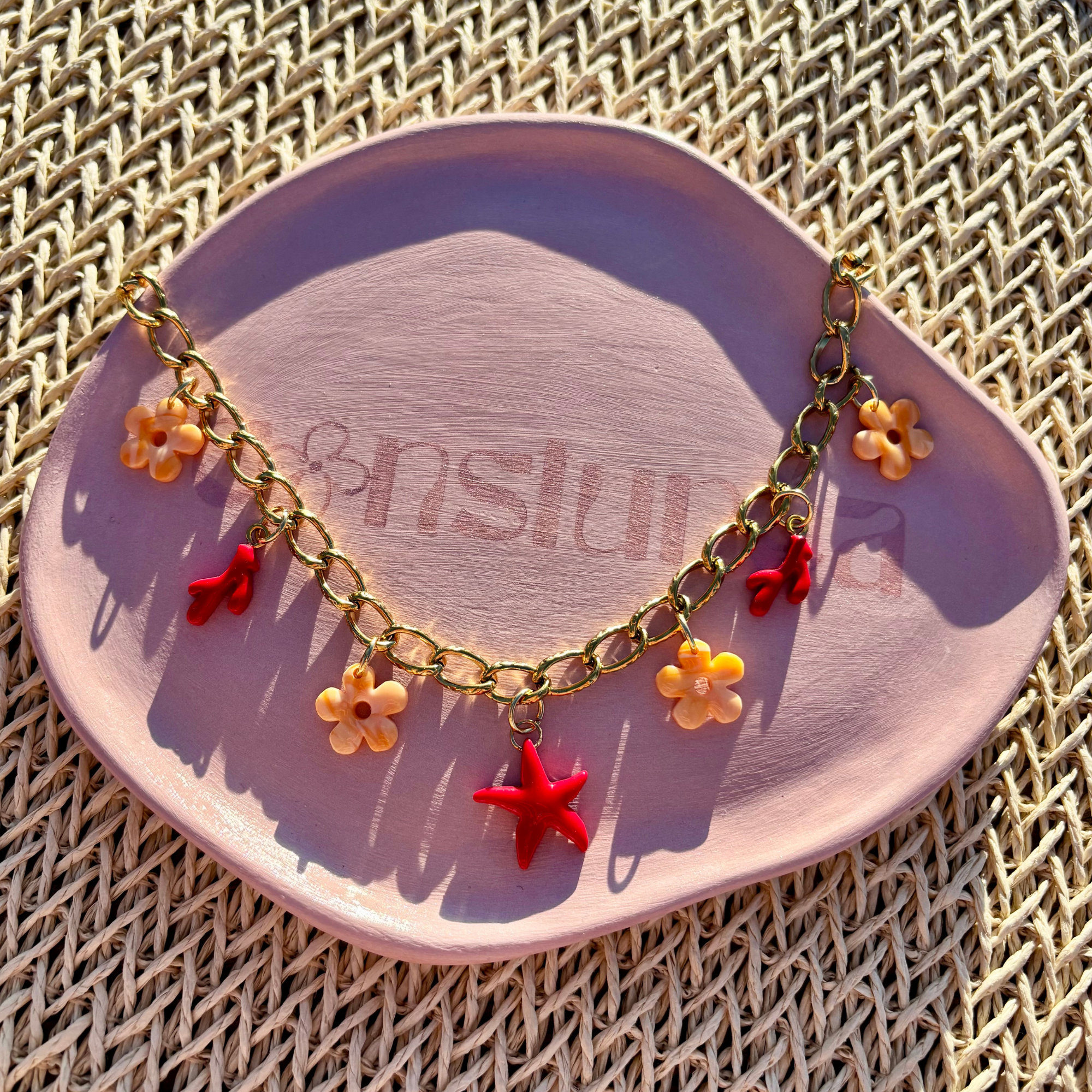 Collier Marée Rouge